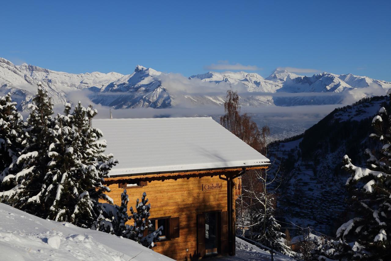 Chalet Clochette 4 Valles-Verbier La Tzoumaz Buitenkant foto